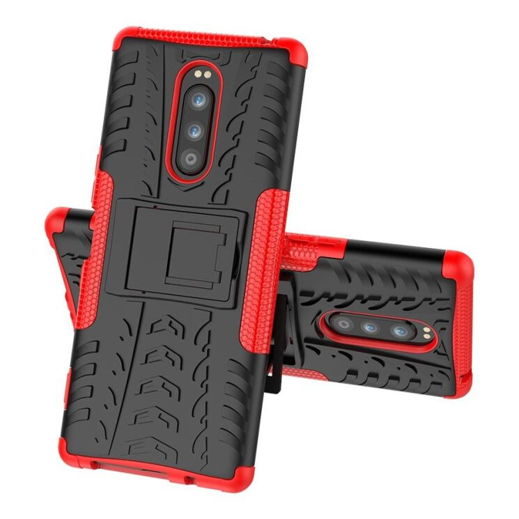 Протиударний чохол UniCase Hybrid X для Sony Xperia 1 - Red: фото 2 з 11