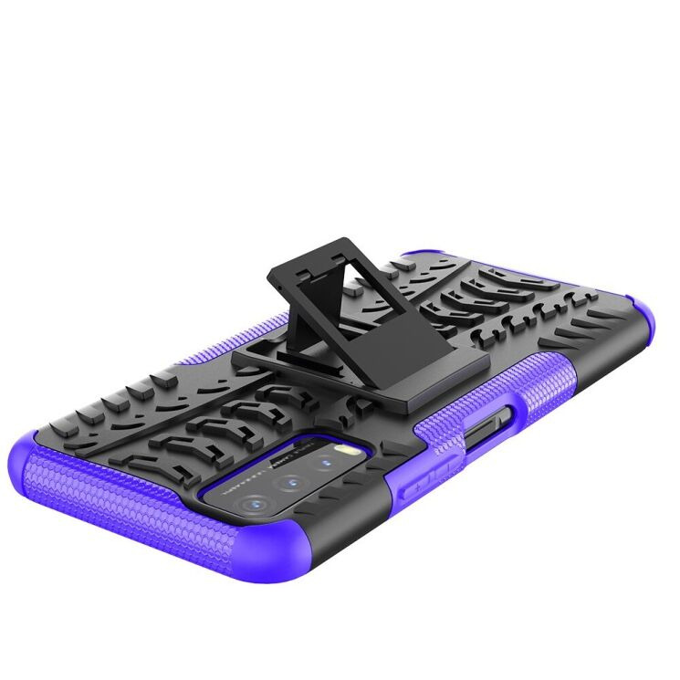 Противоударный чехол UniCase Hybrid X для VIVO Y20 (V2027) / Y12s - Purple: фото 6 из 9