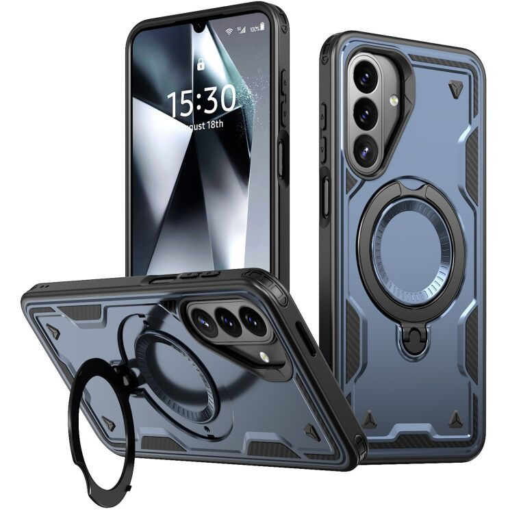 Захисний чохол UniCase Lander Armor для Samsung Galaxy A27 (A276) - Blue: фото 1 з 6
