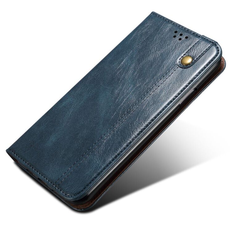 Захисний чохол UniCase Leather Wallet для Honor Magic 6 Lite - Blue: фото 4 з 6