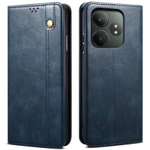 Защитный чехол UniCase Leather Wallet для Realme GT Neo 6 SE / GT 6T / GT 6 - Blue: фото 1 из 6