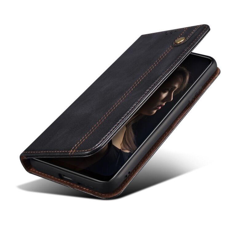 Защитный чехол UniCase Leather Wallet для Samsung Galaxy A16 (A165) - Black: фото 4 из 7