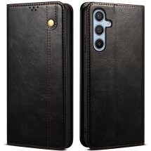 Захисний чохол UniCase Leather Wallet для Samsung Galaxy A16 (A165) - Black: фото 1 з 7