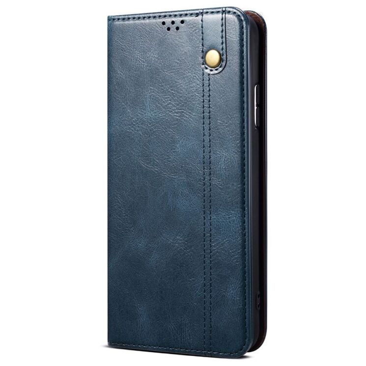 Защитный чехол UniCase Leather Wallet для Samsung Galaxy A24 (A245) - Blue: фото 6 из 8