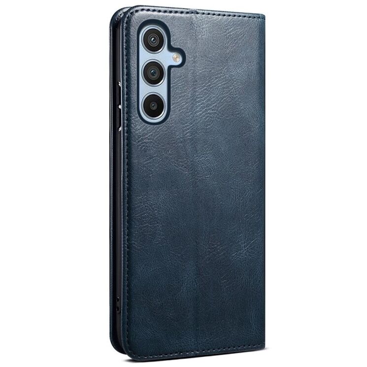 Защитный чехол UniCase Leather Wallet для Samsung Galaxy A24 (A245) - Blue: фото 7 из 8