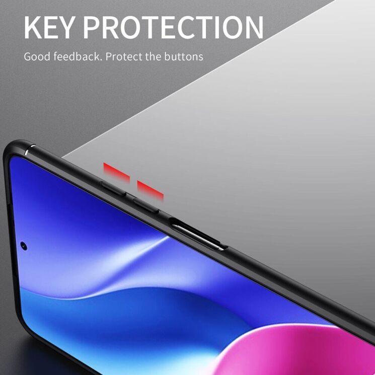 Защитный чехол UniCase Magnetic Ring для Xiaomi Redmi K40 / K40 Pro / Mi 11i / Poco F3 - Black / Red: фото 15 из 16