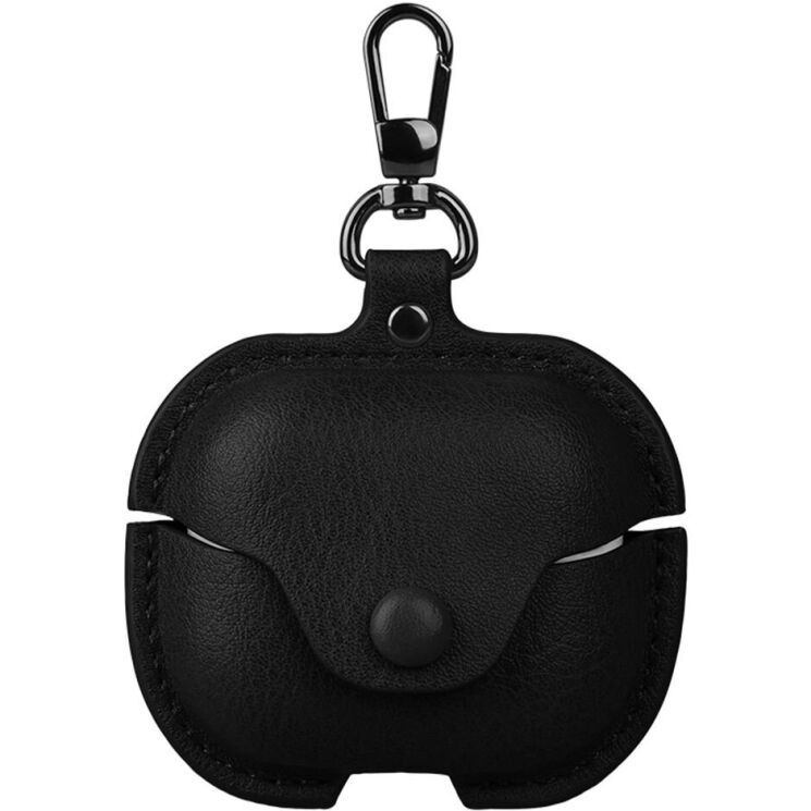 Захисний чохол UniCase Retro Cover для Samsung Galaxy Buds 3 / Buds 3 Pro - Black: фото 1 з 8