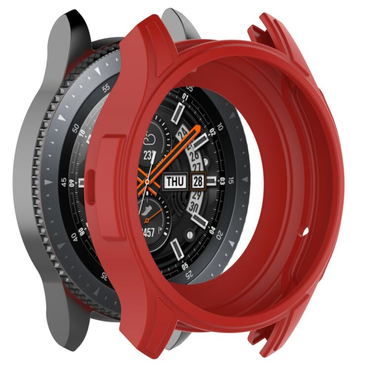 Захисний чохол UniCase Silicone Cover для Samsung Galaxy Watch 46mm - Red: фото 2 з 6