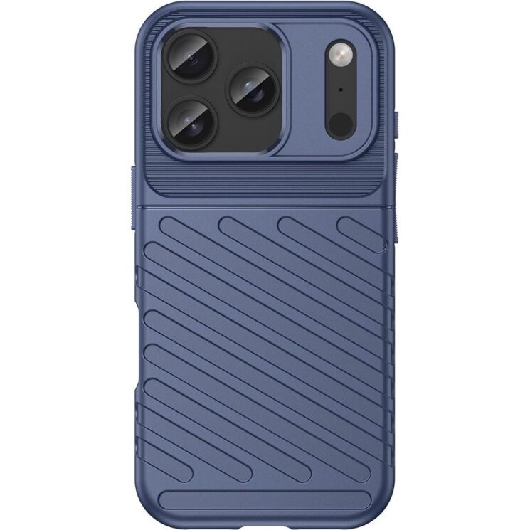 Захисний чохол UniCase Twill Soft для iPhone 18 Pro / 17 Pro - Blue: фото 2 з 8