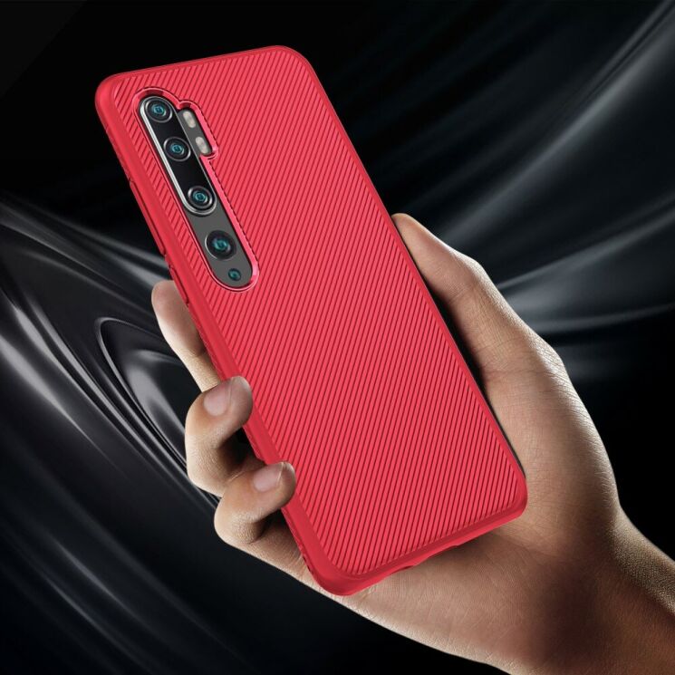 Захисний чохол UniCase Twill Soft для Xiaomi Mi Note 10 / Note 10 Pro - Red: фото 5 з 8