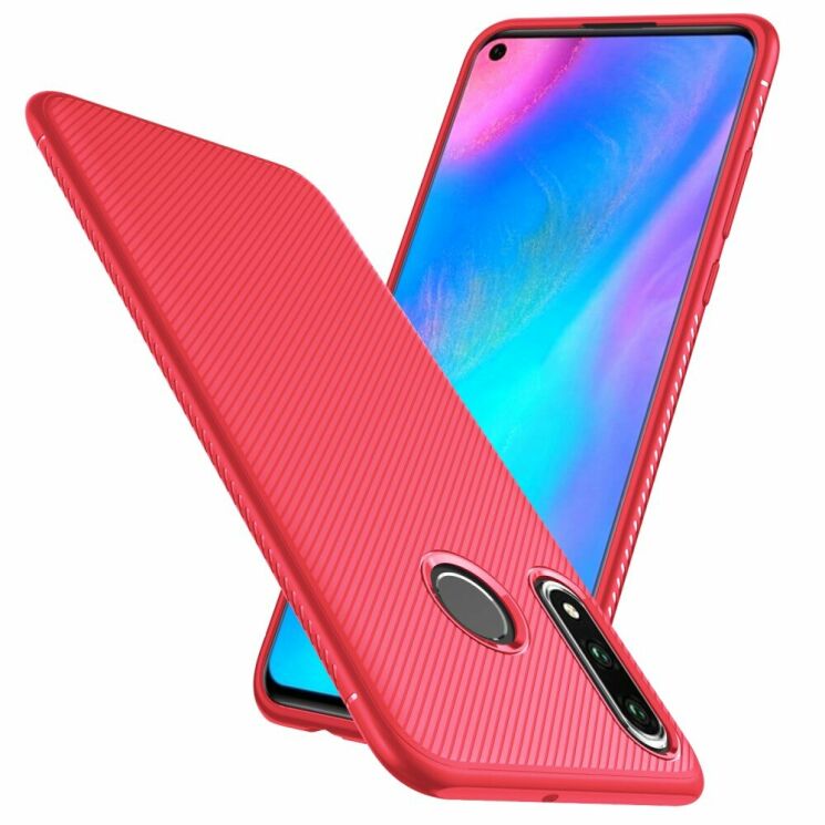 Защитный чехол UniCase Twill Soft для Xiaomi Mi Play - Red: фото 3 из 9