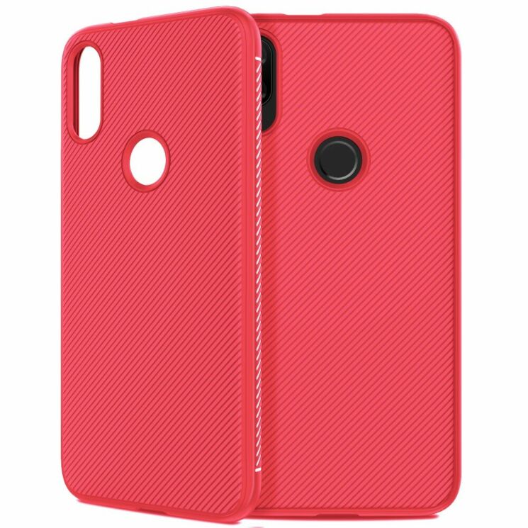 Защитный чехол UniCase Twill Soft для Xiaomi Mi Play - Red: фото 2 из 9