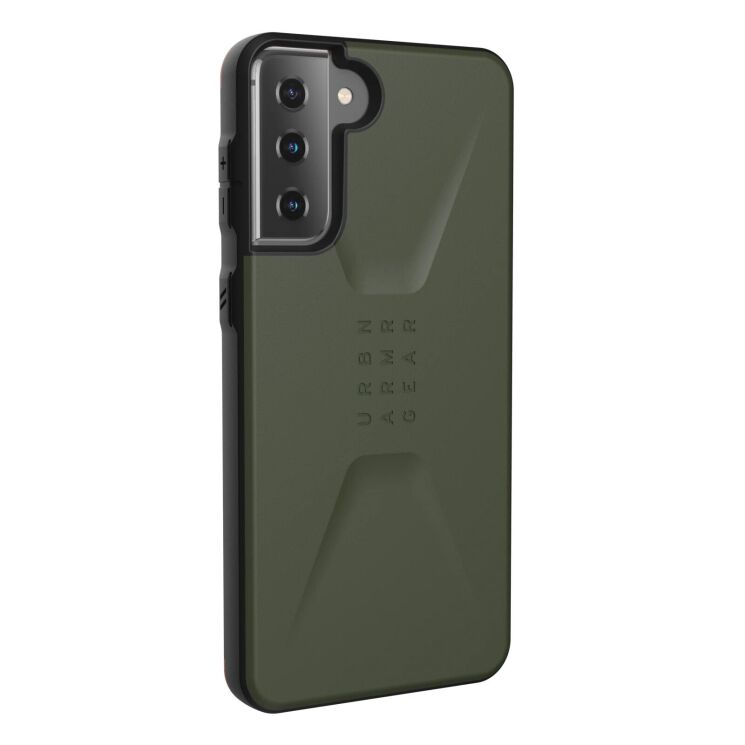 Захисний чохол URBAN ARMOR GEAR (UAG) Civilian для Samsung Galaxy S21 Plus (G996) - Olive: фото 2 з 5