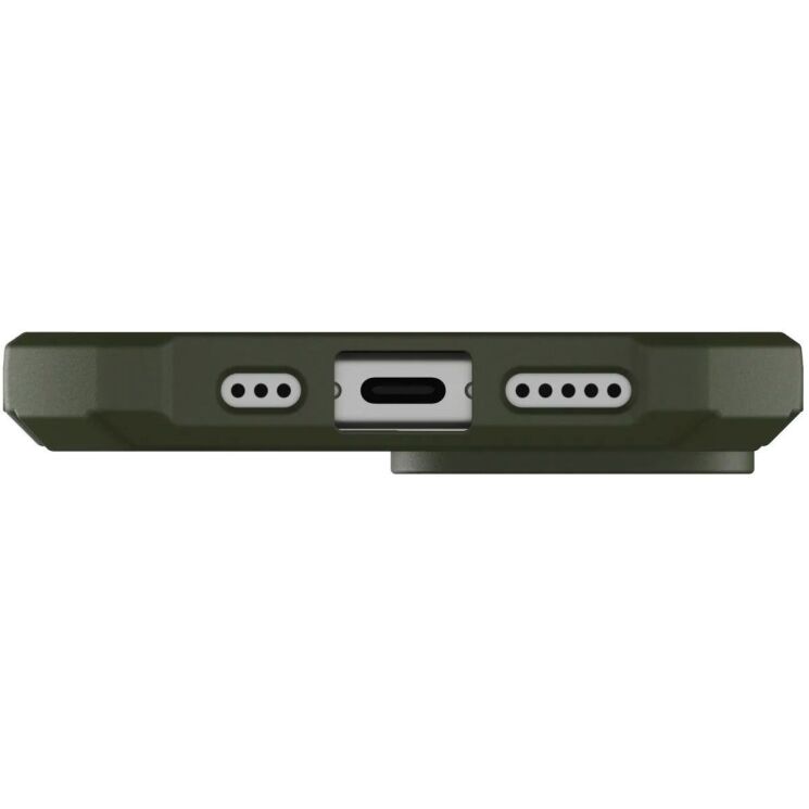 Защитный чехол URBAN ARMOR GEAR (UAG) Essential Armor MagSafe для Apple iPhone 15 - Olive Drab: фото 9 из 10