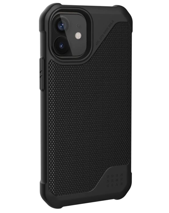 Защитный чехол URBAN ARMOR GEAR (UAG) Metropolis LT Series для Apple iPhone 12 mini - FIBR Black: фото 3 из 8