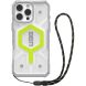 Защитный чехол URBAN ARMOR GEAR (UAG) Pathfinder Clear MagSafe для Apple iPhone 16 Pro Max - Active Neon Lanyard (360468C). Фото 1 из 4