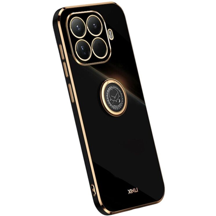 Захисний чохол XINLI Porcelain Ring для Xiaomi 15T Pro - Black: фото 1 з 5