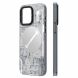 Захисний чохол YOUNGKIT Futuristic Circuit Magsafe для Apple iPhone 15 Plus - White (329497W). Фото 2 з 8