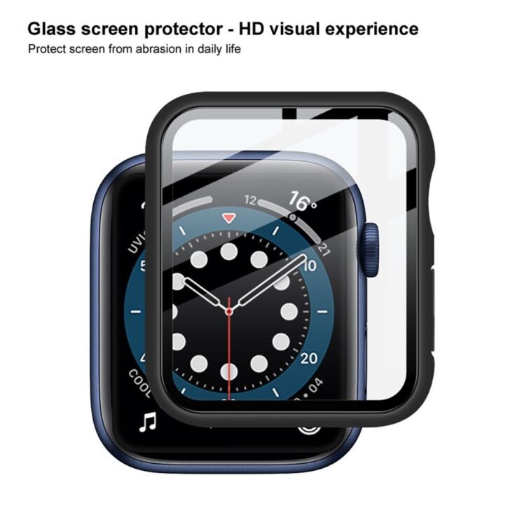 Захисний комплект IMAK Watch Strap + Case для Apple Watch 40 mm - Dark Green (251852DG) Захисний комплект IMAK Watch Strap + Case для Apple Watch 40 mm - Dark Green: фото 10 з 14