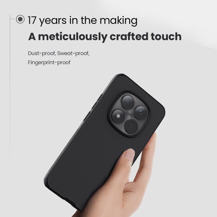 Захисний (PC+TPU) чохол NILLKIN Frosted Shield Pro для Xiaomi Redmi Note 15 Pro 5G - Black (405014B) Захисний (PC+TPU) чохол NILLKIN Frosted Shield Pro для Xiaomi Redmi Note 15 Pro 5G - Black: фото 8 з 18