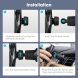 Автомобильный держатель Pitaka MagEZ Car Mount Pro 2 Qi2 (CM2402N) - Black (982141B). Фото 13 из 13