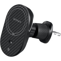 Автомобільний тримач Pitaka MagEZ Car Mount Pro 2 Qi2 (CM2402N) - Black: фото 1 з 13