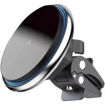Автомобільний тримач з бездротовою зарядкою Proove Magic Circle 15W - Silver: фото 1 з 4