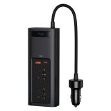 Автомобільний інвертор Baseus In-Сar Inverter 150W (220V CN/EU Plug) CRNBQ-A01 - Black (923231B)