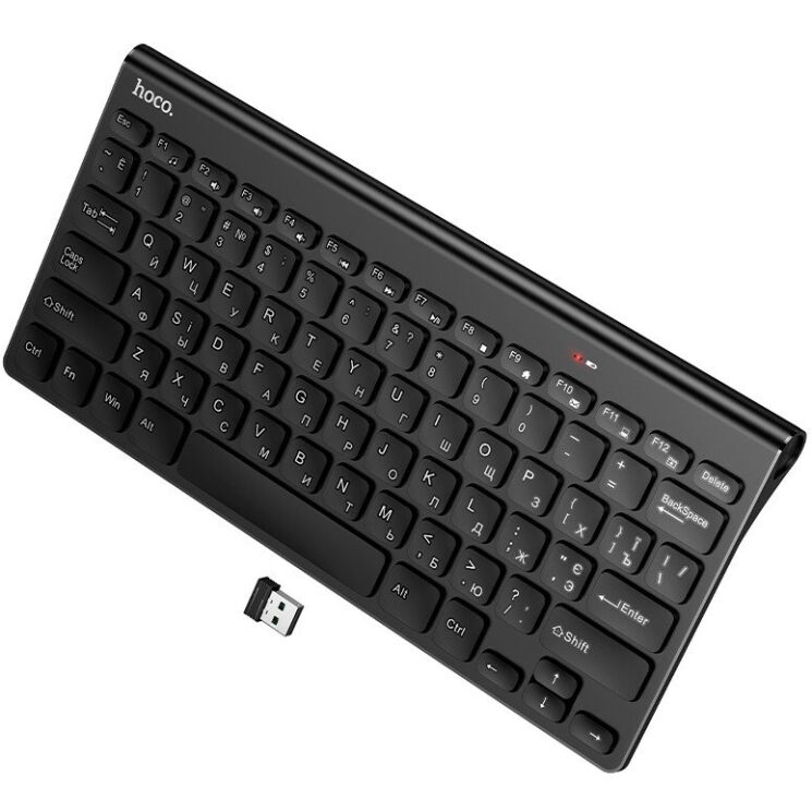 Бездротова клавіатура Hoco GM70 - Black: фото 4 з 8