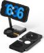 Бездротовий зарядний пристрій AULUMU M01 Charging Station 4 in 1 - Black (958323B). Фото 8 з 13