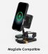 Бездротовий зарядний пристрій AULUMU M01 Charging Station 4 in 1 - Black (958323B). Фото 11 з 13