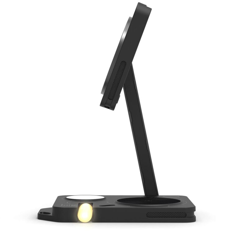 Бездротовий зарядний пристрій AULUMU M01 Charging Station 4 in 1 - Black: фото 3 з 13