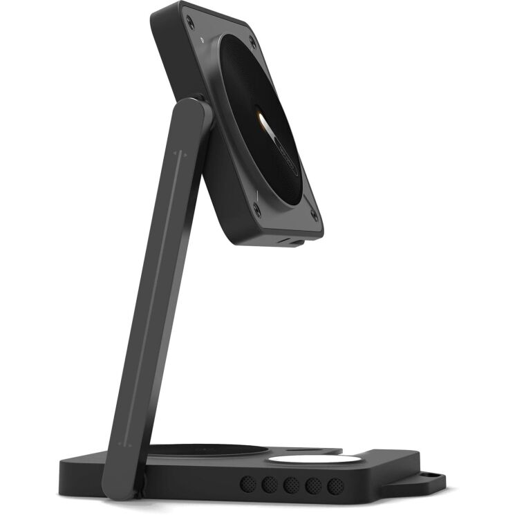 Бездротовий зарядний пристрій AULUMU M01 Charging Station 4 in 1 - Black: фото 2 з 13