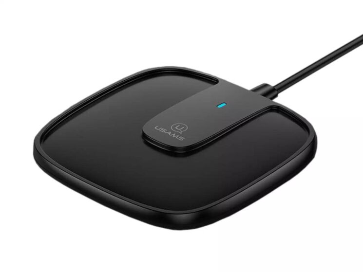 Беспроводное зарядное устройство USAMS US-CD153 Ultra-thin Magnetic - Black: фото 3 из 16