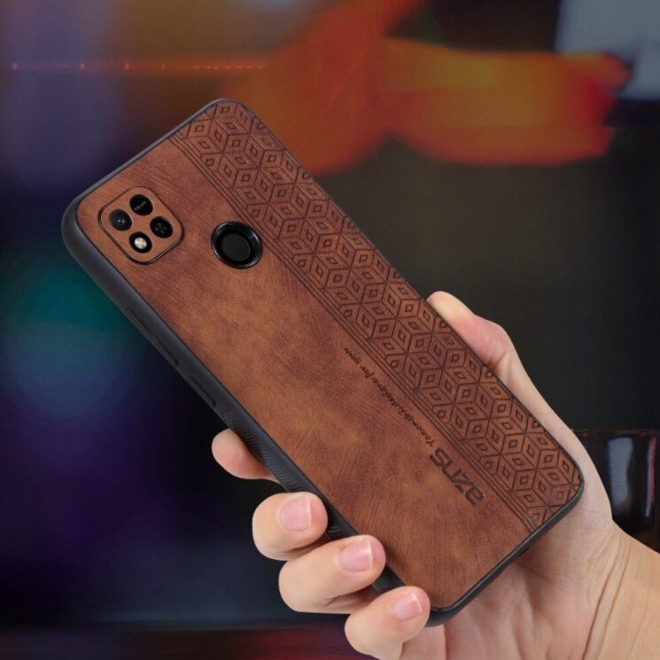 Чохол AZNS Leather Case для Xiaomi Redmi 10A - Black: фото 4 з 8