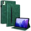 Чехол Deexe Business Style для TECNO Megapad 11 - Green (375505G)