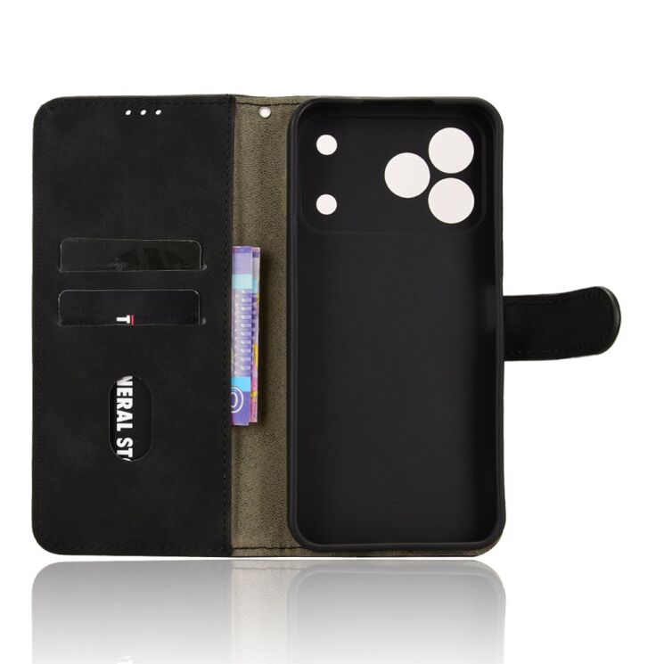 Чехол Deexe Classic Wallet для TECNO Spark 50 - Black: фото 2 из 6