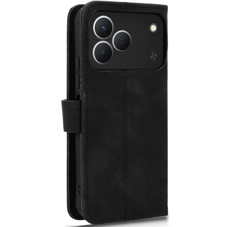 Чехол Deexe Classic Wallet для TECNO Spark 50 - Black: фото 5 из 6