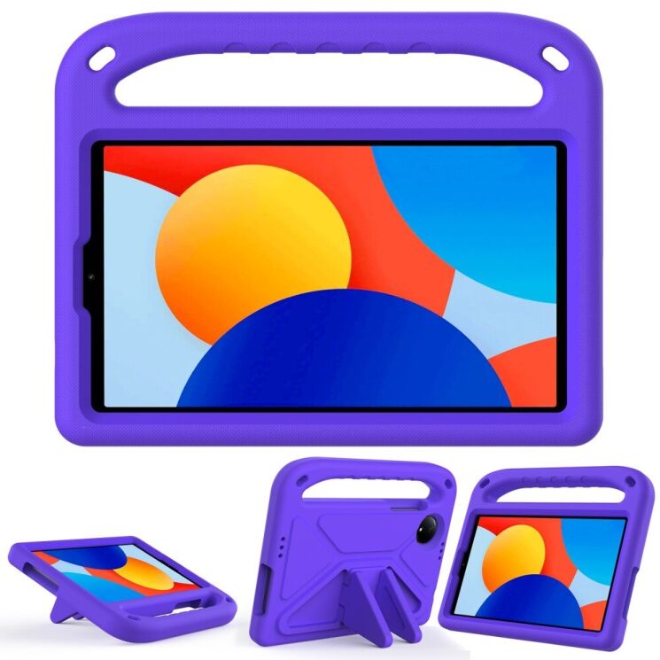 Чехол Deexe KickStand Cover для Xiaomi Redmi Pad SE 8.7 4G - Purple: фото 2 из 7
