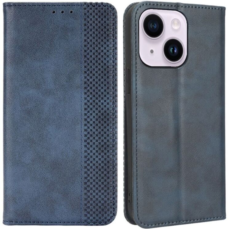 Чохол Deexe Retro Style для Apple iPhone 15 - Blue: фото 1 з 6