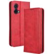 Чохол Deexe Retro Style для Motorola Moto G85 - Red (357011R)
