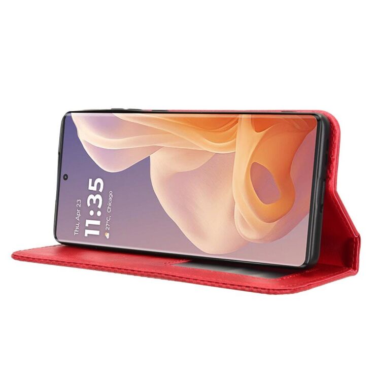 Чохол Deexe Retro Style для Motorola Moto G85 - Red: фото 3 з 7