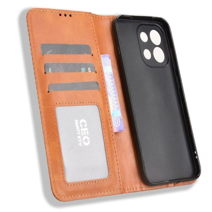 Чохол Deexe Retro Style для OnePlus 13T - Brown: фото 4 з 19