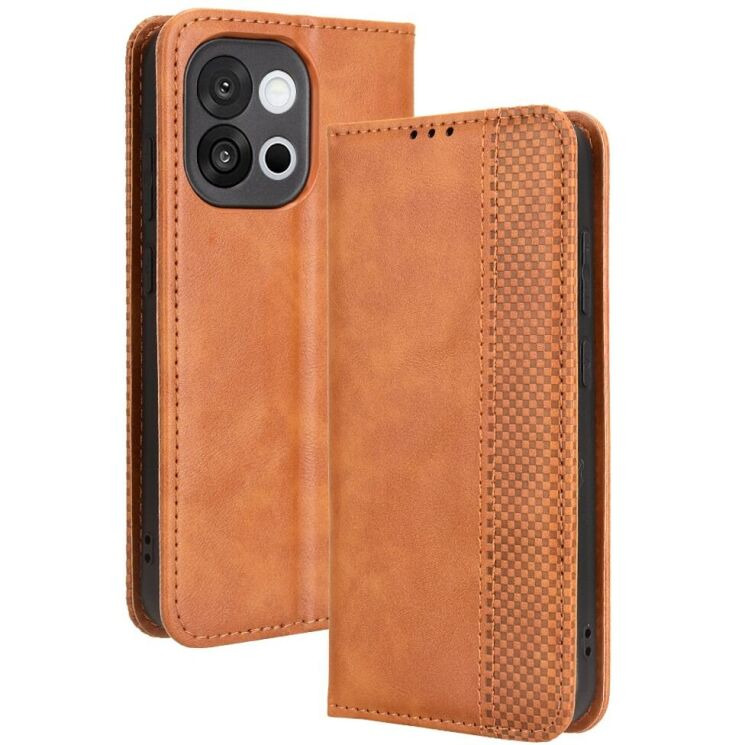 Чохол Deexe Retro Style для OnePlus 13T - Brown: фото 1 з 19