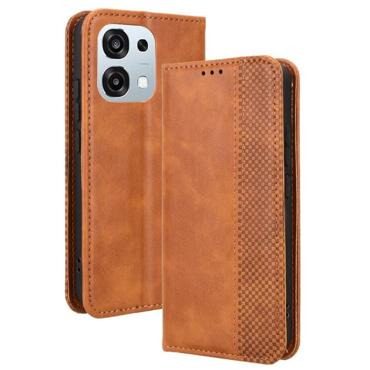 Чохол-книжка Deexe Retro Style для OPPO A6 Pro - Brown (402304Z) Чохол-книжка Deexe Retro Style для OPPO A6 Pro - Brown: фото 1 з 7