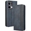 Чехол Deexe Retro Style для OPPO Reno 13 5G - Blue (376512L)