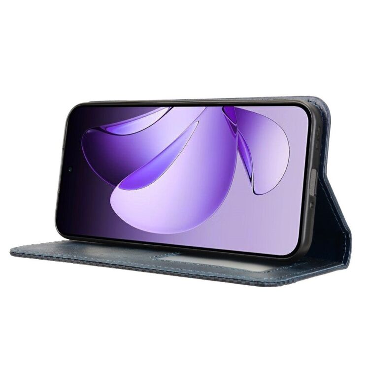 Чехол Deexe Retro Style для OPPO Reno 13 5G - Blue: фото 3 из 7