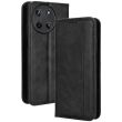 Чехол Deexe Retro Style для Realme 11 4G - Black (343901B)