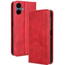Чехол Deexe Retro Style для Samsung Galaxy A06 (A065) - Red: фото 1 из 7