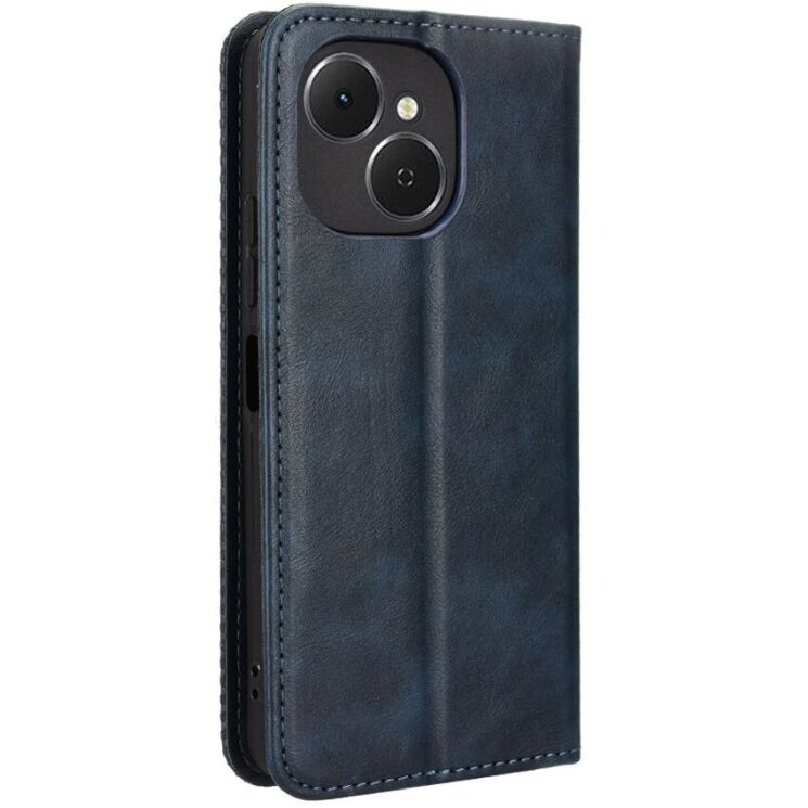 Чехол-книжка Deexe Retro Style для TECNO Spark 40C - Blue: фото 8 из 18